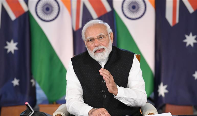 प्रधानमंत्री मोदी और ऑस्ट्रेलिया के प्रधानमंत्री स्कॉट मॉरिसन ने भारत – ऑस्ट्रेलिया दूसरा वर्चुअल शिखर सम्मेलन का आयोजन किया प्रधानमंत्री मोदी और ऑस्ट्रेलिया के प्रधानमंत्री स्कॉट मॉरिसन ने भारत – ऑस्ट्रेलिया दूसरा वर्चुअल शिखर सम्मेलन का आयोजन किया