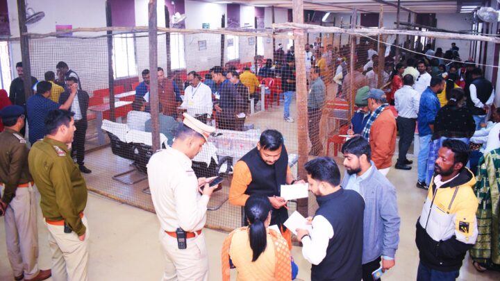 जिले के पांचों नगरीय निकायों का मतगणना हुआ सम्पन्न 3 भाजपा और दो कांग्रेस के अध्यक्ष प्रत्याशी जीते