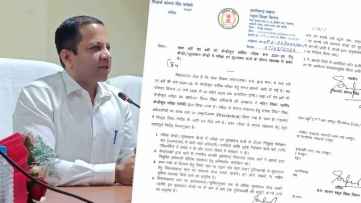 5वीं-8वीं बोर्ड परीक्षा में फ्लाइंग स्कावड को रहना होगा सचेत, प्रश्न पत्र निकालते वक्त अफसरों की मौजूदगी जरूरी, शिक्षा सचिव का कलेक्टरों को पत्र