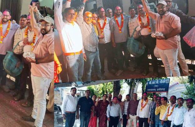 क्रमोन्नति अपडेट: सुप्रीम कोर्ट में केस जीतकर लौटे सदस्यों का रेलवे स्टेशन जबरदस्त स्वागत, रंग-गुलाल के साथ लगे जोरदार नारे