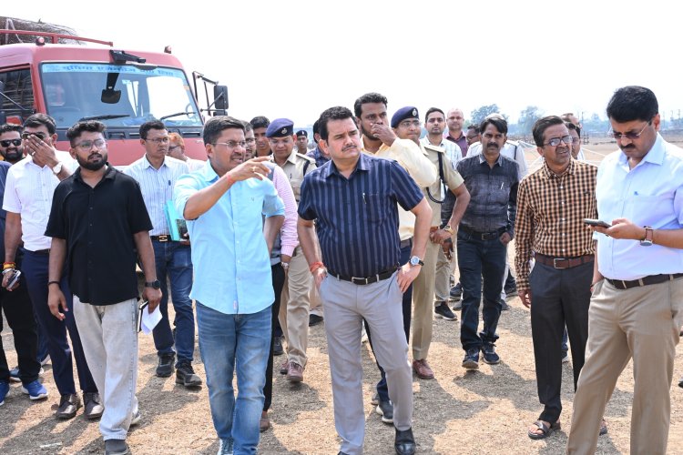 बिलासपुर में प्रधानमंत्री का आगमन, सीएम सचिव ने तैयारियों का लिया जायजा,25 मार्च तक सभी तैयारी पूरा करने दिए निर्देश बिलासपुर में प्रधानमंत्री का आगमन, सीएम सचिव ने तैयारियों का लिया जायजा,25 मार्च तक सभी तैयारी पूरा करने दिए निर्देश