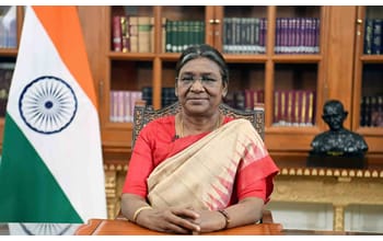 राष्ट्रपति श्रीमती द्रौपदी मुर्मु का आज छत्तीसगढ़ प्रवास : छत्तीसगढ़ विधानसभा के रजत जयंती समारोह में होंगी शामिल