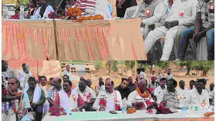 अखिल भारतीय जनजाति सुरक्षा मंच का सम्मेलन नीमगांव में हुआ संपन्न,धर्मांतरण पर राष्ट्रीय संयोजक गणेश राम ने मुखर होकर कही यह बात