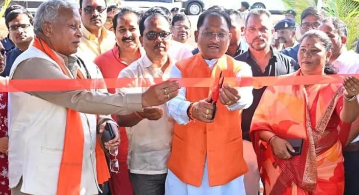 मुख्यमंत्री विष्णुदेव साय ने बगिया में पर्यावरण वाटिका का किया लोकार्पण मुख्यमंत्री विष्णुदेव साय ने बगिया में पर्यावरण वाटिका का किया लोकार्पण