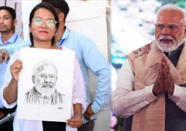 बेटी तस्वीर लिये-लिये थक जाओगी..” जब PM मोदी ने हाथों में तस्वीर देख मंच से कहा, सिक्युरिटी स्टाफ वो तस्वीर मुझ तक पहुंचायें…फिर बिटिया से किया ये वादा बेटी तस्वीर लिये-लिये थक जाओगी..” जब PM मोदी ने हाथों में तस्वीर देख मंच से कहा, सिक्युरिटी स्टाफ वो तस्वीर मुझ तक पहुंचायें…फिर बिटिया से किया ये वादा