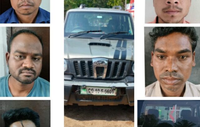 6 किलो गौ वंश, मांस के साथ पांच आरोपियों को सिटी कोतवाली पुलिस ने  किया गिरफ्तार