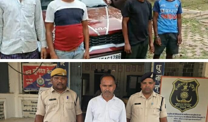 21 नग गौ वंशों को तस्करों के चंगुल से कराया मुक्त, चार पशु तस्करों को किया गिरफ्तार,एक पुराने मामले में पशु तस्करी के फरार झारखंड का आरोपी भी आया पुलिस की गिरफ्त