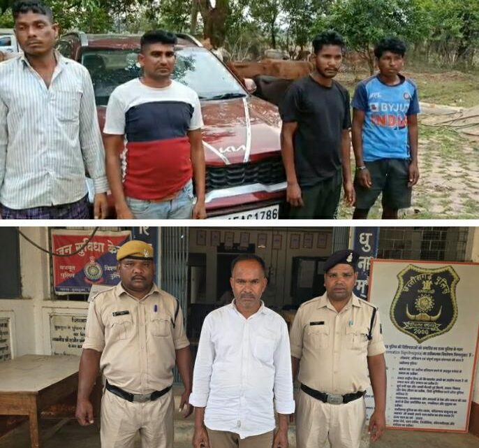 21 नग गौ वंशों को तस्करों के चंगुल से कराया मुक्त, चार पशु तस्करों को किया गिरफ्तार,एक पुराने मामले में पशु तस्करी के फरार झारखंड का आरोपी भी आया पुलिस की गिरफ्त