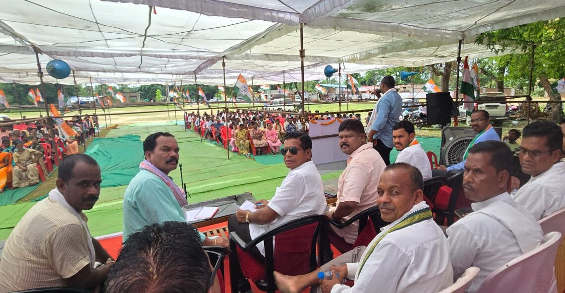 कांग्रेस पार्टी की संविधान बचाओ यात्रा हुई सम्पन्न,पलारी से डोंगरीगुडा तक पदयात्रा कर डोंगरीगुडा मे हुआ सभा का आयोजन