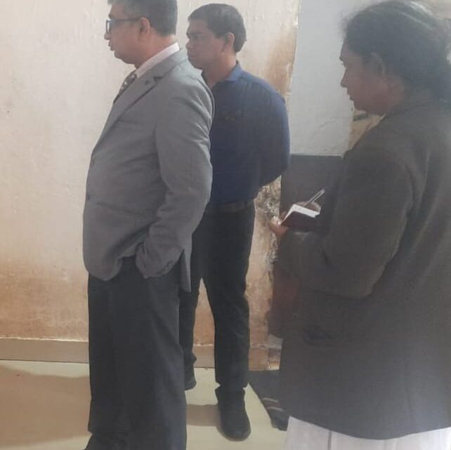 जिला एवं सत्र न्यायाधीश ने जिला जेल का किया निरीक्षण