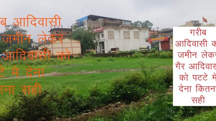 गरीब आदिवासी की भूमि पर अवैध पट्टा! कूटरचना कर करोड़ों की मंडी की जमीन हड़प लिया, हाईकोर्ट में मामला लंबित