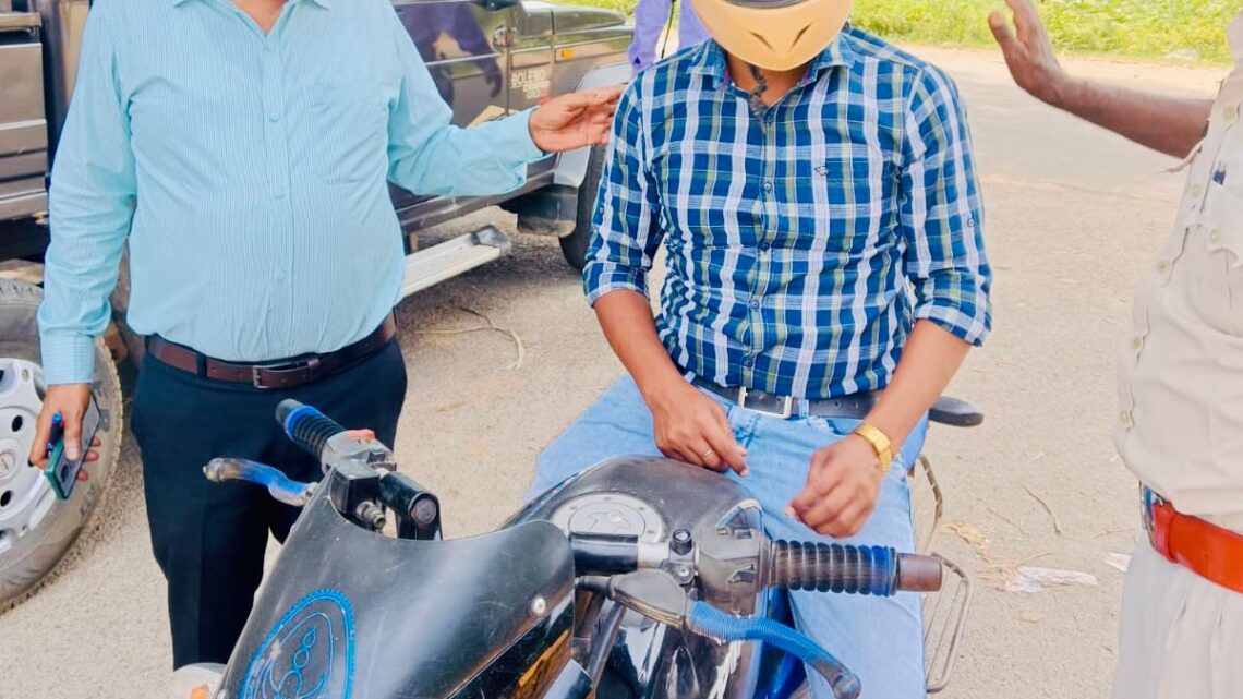 परिवहन विभाग की कार्यवाही, 57 लोगों से वसूले 28 हजार 700 रुपये