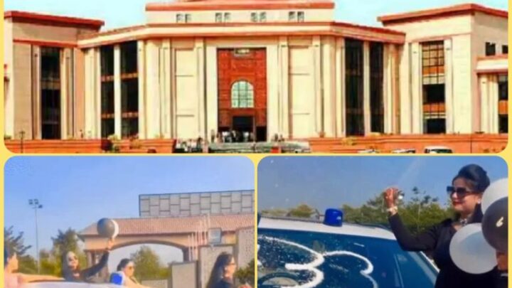 DSP की नीली बत्ती कार पर पत्नी का बर्थडे स्टंट पर हाईकोर्ट ने लिया संज्ञान, कोर्ट ने CS से पूछा…..बताएं क्या कार्रवाई की !