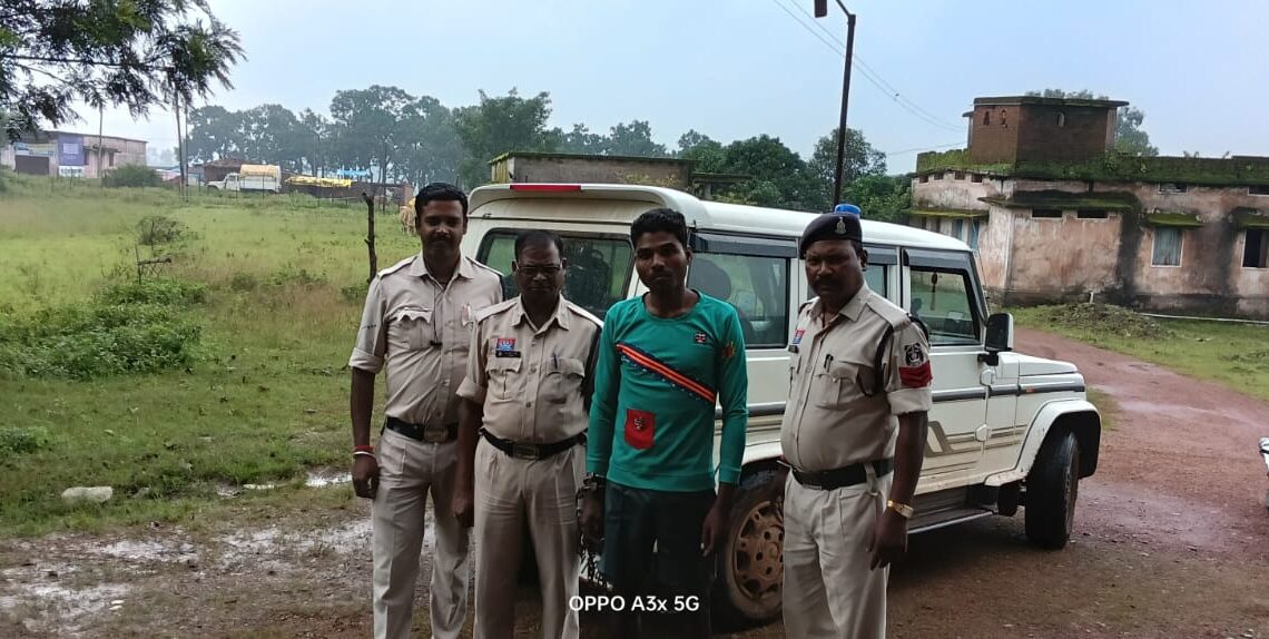 पानी को रोकने बनाए गए मेड़ में गिरने से उपजे विवाद में आरोपी दिलसाय ने की , अपने पड़ोसी शंकर राम की रात्रि में सोते समय टांगी से मारकर हत्या, आरोपी हुआ गिरफ्तार, भेजा जेल