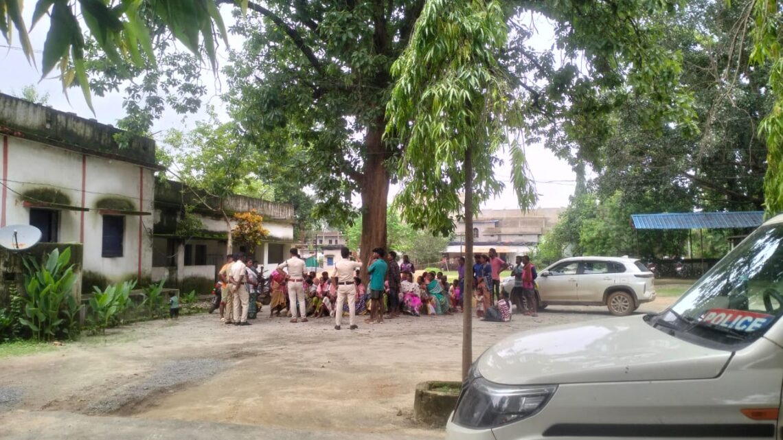 सिंगीबहार में निर्माणाधीन विद्युत सब स्टेशन के कार्य में व्यवधान डालने वाले असामाजिक तत्वों पर की गई दाण्डिक कार्यवाही