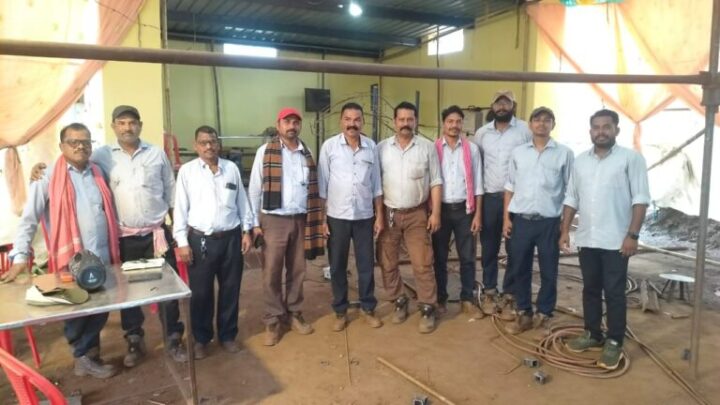 विश्वकर्मा पूजा – एनएमडीसी किरंदुल परियोजना के लोडिंग प्लांट में बन रहे आकर्षक मॉडल