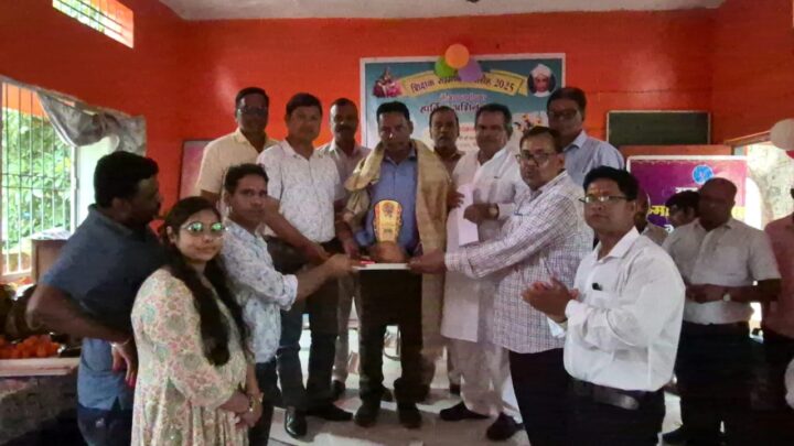 छत्तीसगढ़ शिक्षक संघ बिलाईगढ़ द्वारा आयोजित हुआ सेवा निवृत्त शिक्षकों सम्मान समारोह