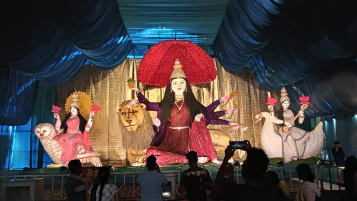 शिवरीनारायण में दुर्गा पूजा नवरात्रि दशहरा मेला का हुआ भव्य शुभारंभ