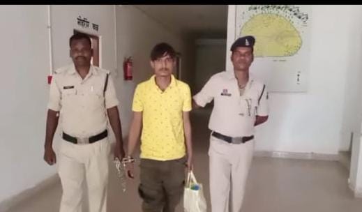 गौ तस्करी का फरार कुख्यात आरोपी आया पुलिस की गिरफ्त में गिरफ्तार कर भेजा जेल