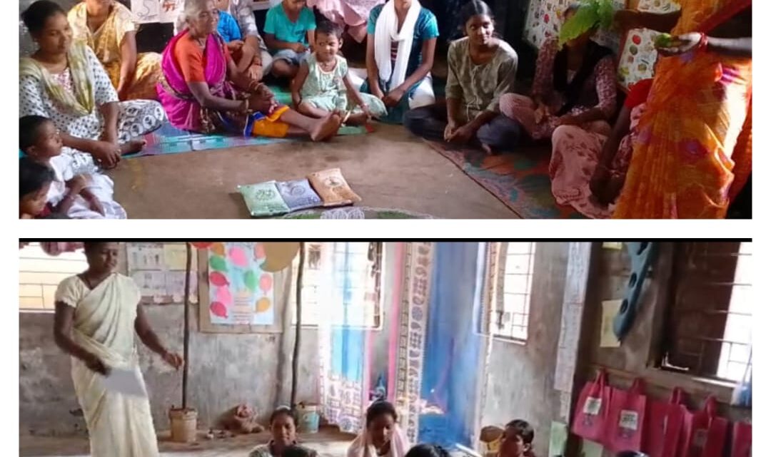 मनोरा एवं सरडीह में महिलाओं को स्वास्थ्य एवं स्वच्छता के लिए किया गया जागरूक