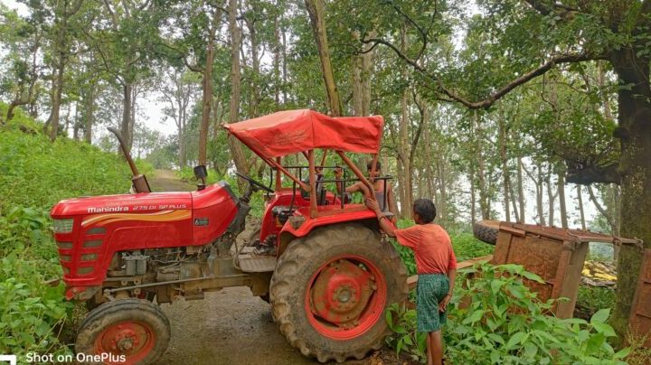 शराब पीकर घाटी में चला रहा था ट्रैक्टर” अनियंत्रित होकर पलटा बाल बाल बचा वाहन चालक,