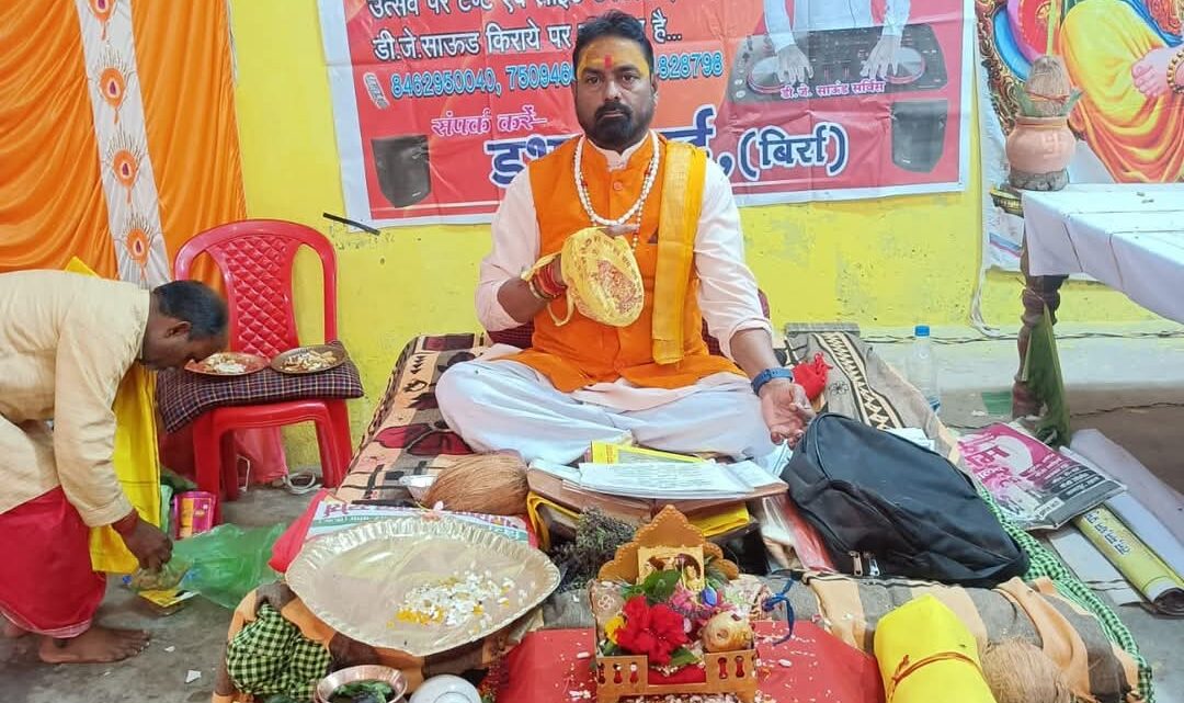 डभराखुर्रद में अखंड नवधा रामायण 8 को कलशयात्रा