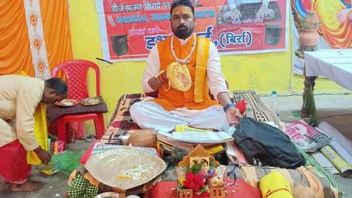 डभराखुर्रद में अखंड नवधा रामायण 8 को कलशयात्रा