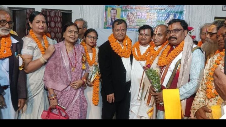 छत्तीसगढ़ वैष्णव महासभा के प्रांतीय महासम्मेलन में देवी पूजा किशोरी जी सम्मानित