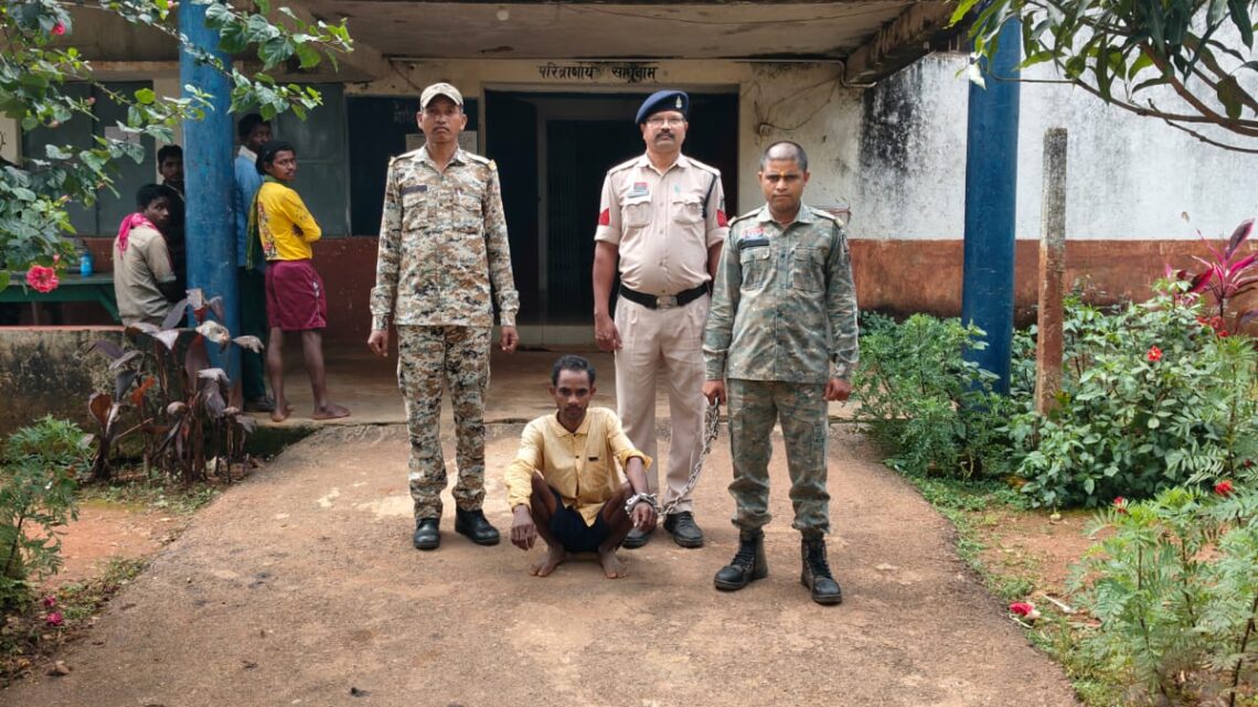 पिता की  हत्या करने वाले आरोपी पुत्र को सामरी पाठ पुलिस ने किया गिरफ्तार भेजा जेल