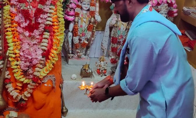 डभराखुर्द में अखंड नवधा रामायण की कलशयात्रा शोभायात्रा निकाली गई