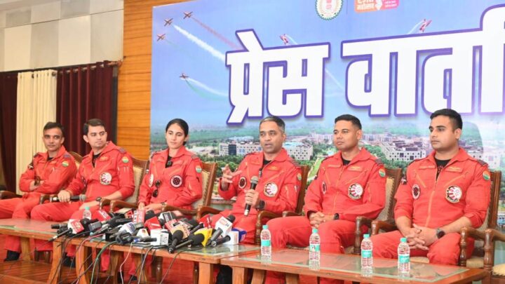 छत्तीसगढ़ देखेगा भारतीय वायुसेना का शौर्य  5 नवम्बर को नवा रायपुर में रजत जयंती महोत्सव के दौरान होगा सूर्यकिरण एरोबैटिक शो