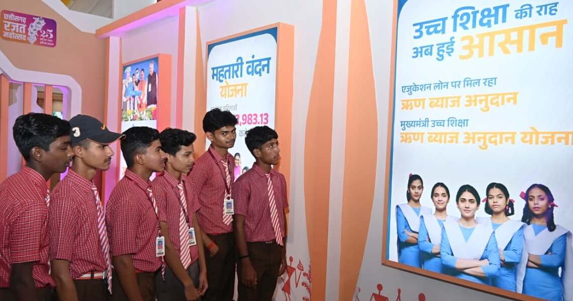 छत्तीसगढ़ प्रकृति, संस्कृति और प्रगति का संगम” प्रदर्शनी बनी आकर्षण का केंद्र*