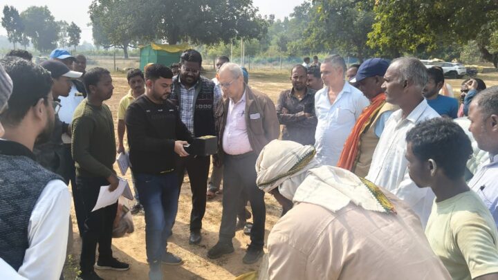 धान उपार्जन केंद्र स्याही में खरीदी प्रक्रिया का शुभारंभ