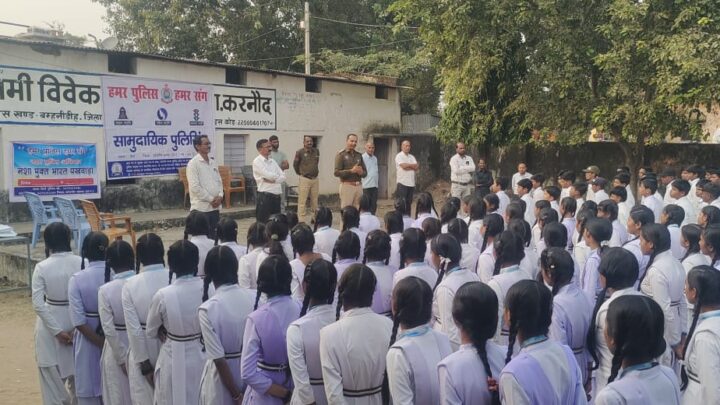 स्वामी विवेकानंद हाई स्कूल करनौद के छात्रों को नशा, साइबर क्राइम और ट्रैफिक नियमों पर किया जागरूक