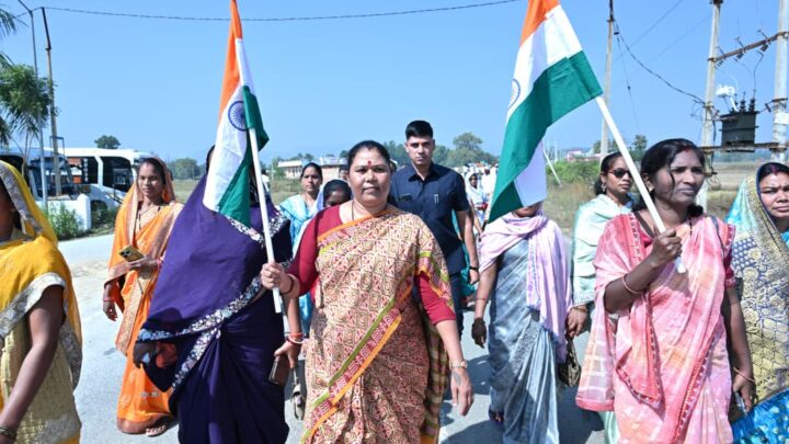 लौहपुरुष सरदार वल्लभभाई पटेल की 150वीं जयंती पर जिले में हुआ यूनिटी मार्च का भव्य आयोजन