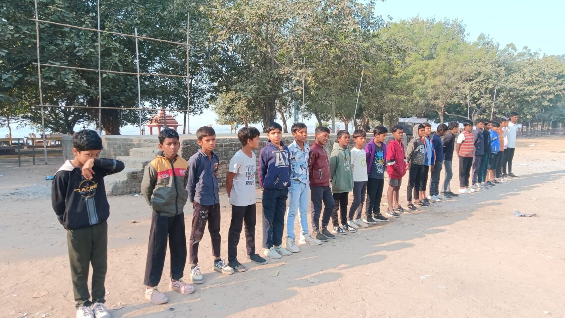 शिवरीनारायण नगर के सॉफ्टबॉल खिलाड़ी अग्रिम टूर्नामेंट की तैयारी में जुटे