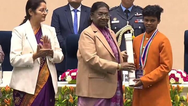 कोण्डागांव की योगिता मंडावी को प्रधानमंत्री राष्ट्रीय बाल पुरस्कार