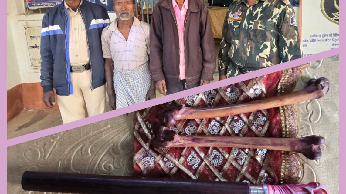 दो फरार बैगा आए पुलिस की गिरफ्त में, लगाया था महिला पर टोनही का आरोप भेजा गया जेल