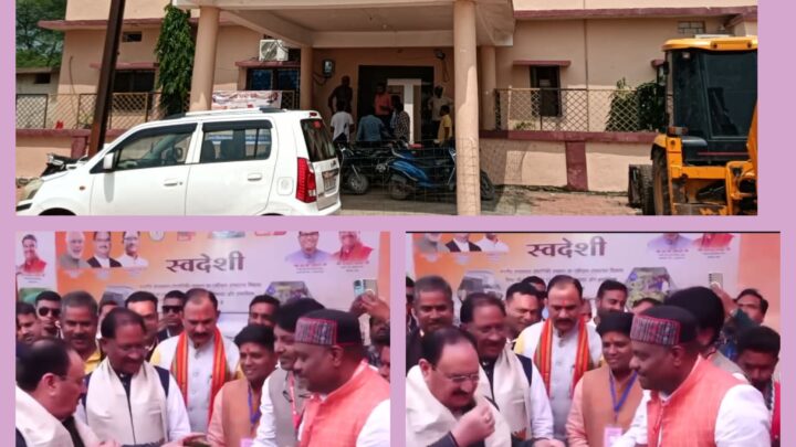 राष्ट्रीय अध्यक्ष जेपी नड्डा जी ने किया शिवरीनारायण मठ मंदिर का दर्शन