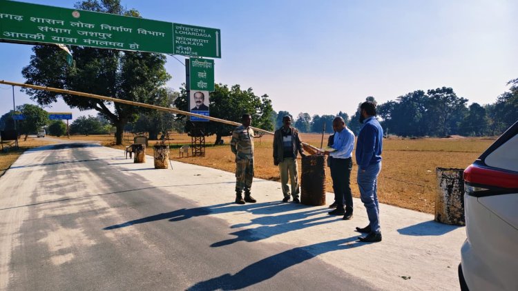 धान खरीदी व्यवस्था की सघन निगरानी – कलेक्टर रोहित व्यास ने खरीदी केंद्र व चेक पोस्टों का किया औचक निरीक्षण किसानों की सुविधा, पारदर्शी खरीदी और अवैध धान का परिवहन रोकने के दिए कड़े निर्देश