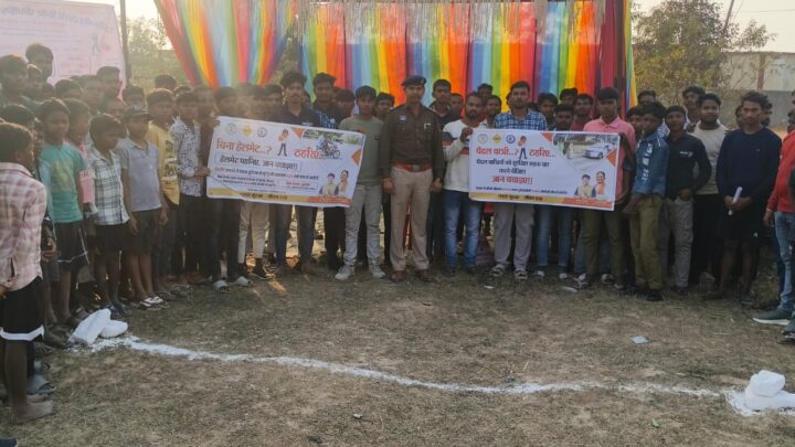 बिर्रा थाना की ओर से यातायात जन जागरूकता अभियान