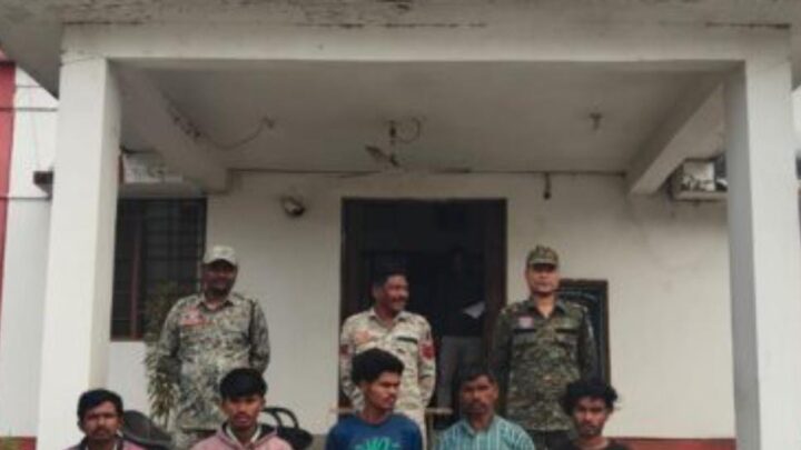 दंतेवाड़ा पुलिस विभाग की बड़ी कार्यवाही अवैध रूप से गौवंश की तस्करी करने वाले कुल 05 आरोपी गिरफ्तार