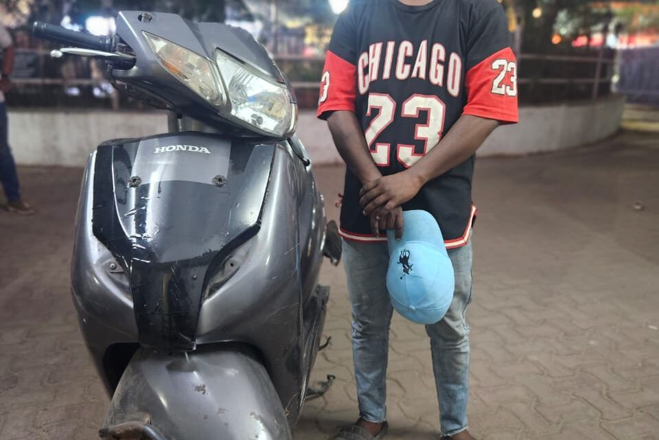 गंज क्षेत्र से होण्डा एक्टिवा चोरी करने वाला आरोपी देवेन्द्र नागेश उर्फ राहुल गिरफ्तार