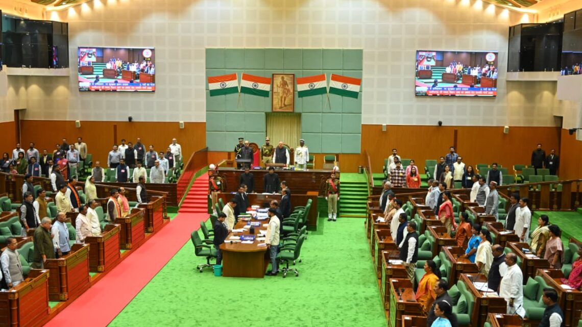 राज्यपाल श्री डेका ने छत्तीसगढ की 6 वीं विधानसभा के अष्टम् सत्र को संबोधित किया