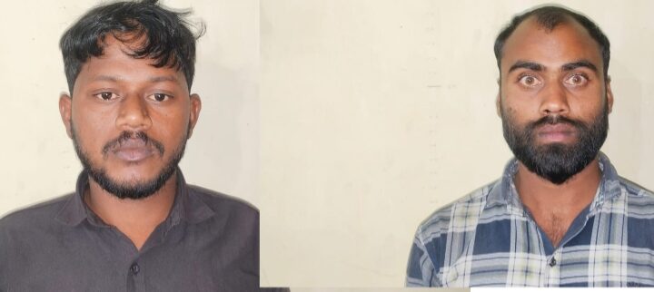 दो आरोपी आपराधिक न्याय भंग करने के मामले में गिरफ्तार