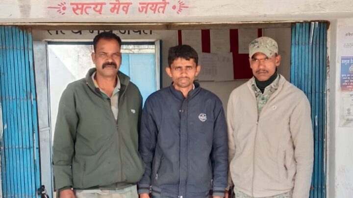 टुल्लू मोटर पंप चोरी का  आरोपी  24 घंटे में गिरफ्तार , भेजा गया जेल