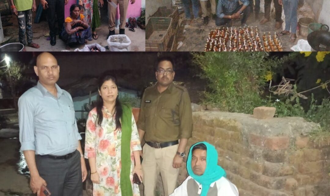रायपुर : आबकारी टीम रायपुर की कार्यवाही ,  03 गैरजमानतीय प्रकरण पंजीबद्ध, कुल 39.78 BL देशी एवं विदेशी मदिरा जब्त
