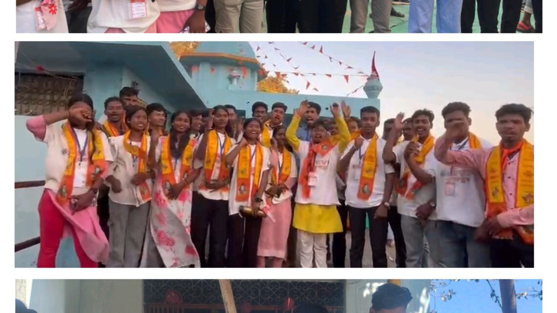 अभाविप  के कार्यकर्ताओं ने  सारासोर महाशिवरात्रि मेला में निभाई सेवा और सुरक्षा की अहम जिम्मेदारी