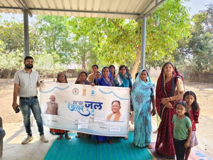 जल जीवन मिशन से ग्राम रोड़ा के 116 परिवारों को पानी की चिंता से मिली मुक्ति
